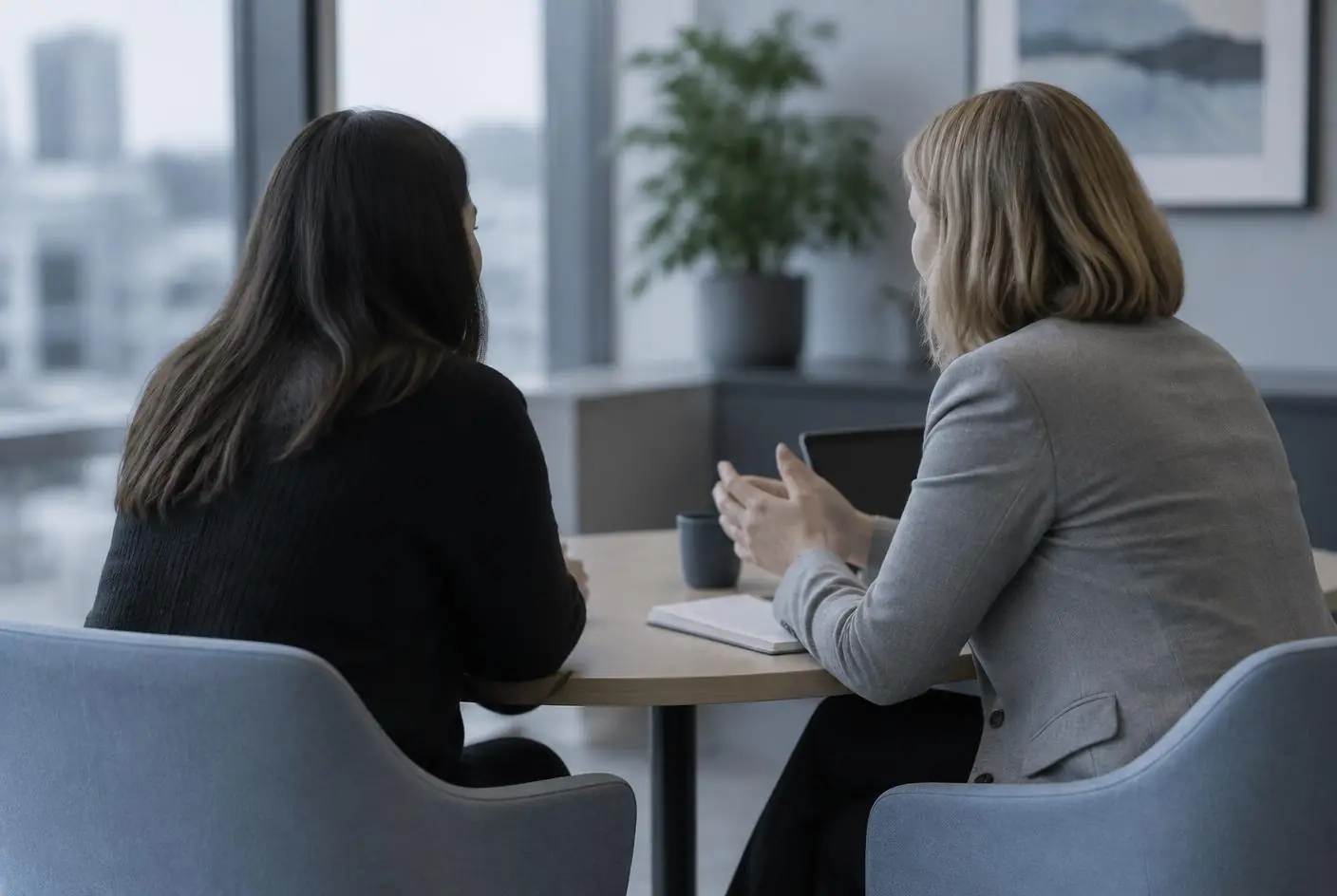 HR-gesprek over arbeidsvoorwaarden en pensioen