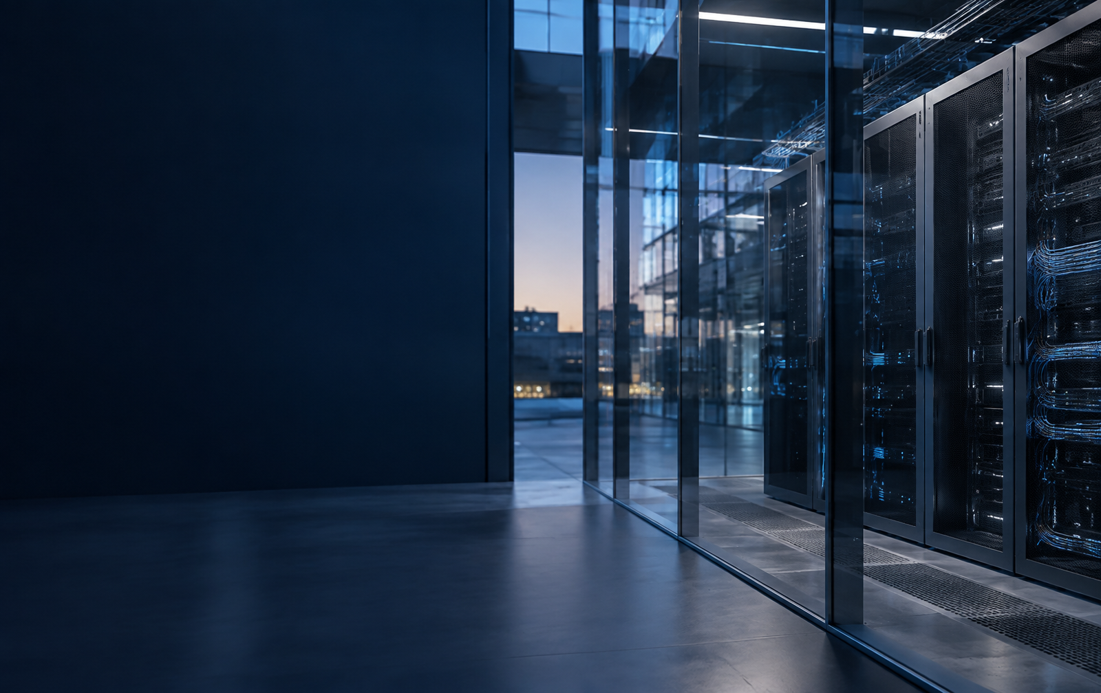 Moderne digitale infrastructuur in een datacenter