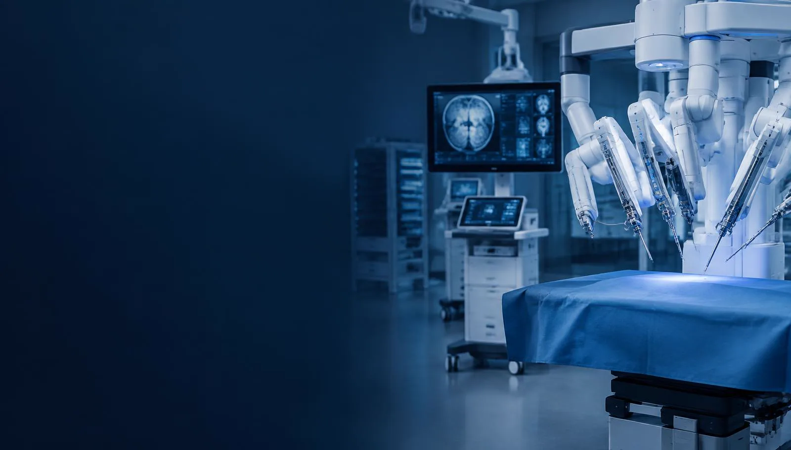 Geavanceerde medische technologie in een klinische omgeving